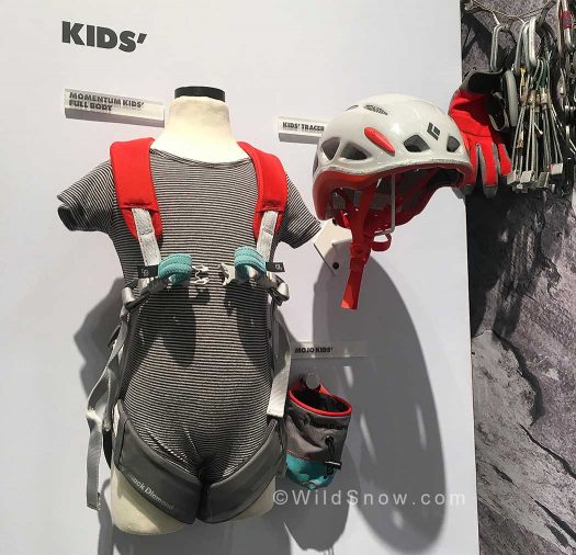 Of course, for all you aspiring or current parents – it’s time to get your little one in the vertical world this full body harness.