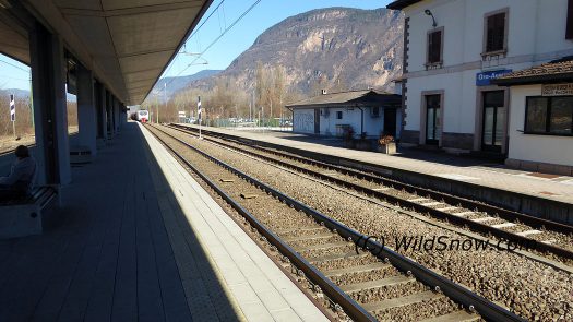 Train station, Italy.