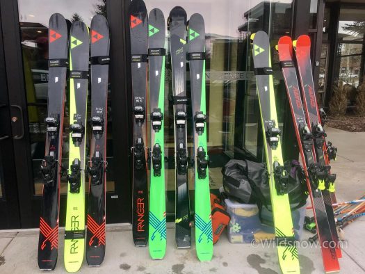 Fischer rounded up some nice alpine skis for us to test. 