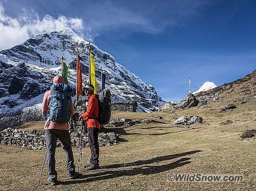 Japhy and me enjoying the views high in the Makalu-Barun Valley.