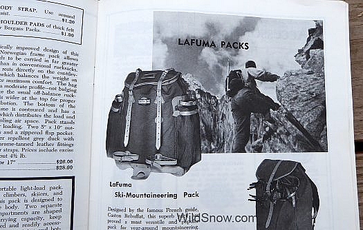 The original dedicated ski mountaineering backpack? 