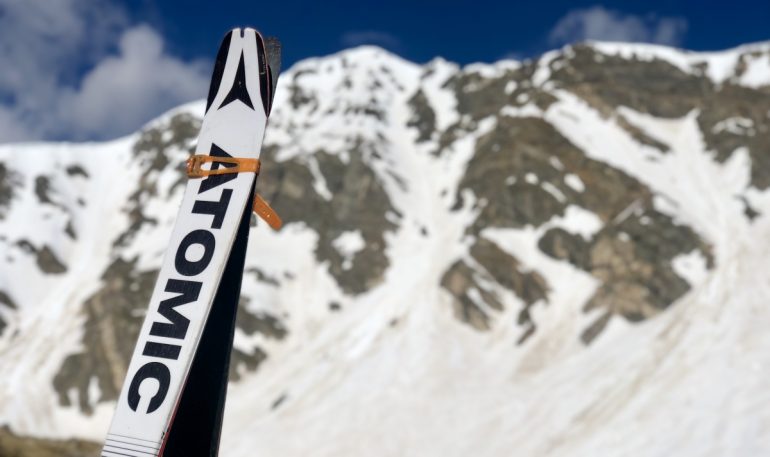 Atomic Backland Skis late into Colorado spring skiing conditions