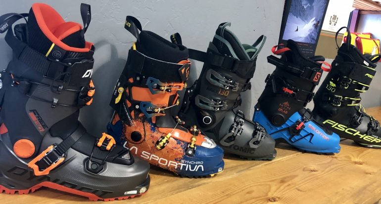 Freeride touring boots are a bit heavier but ski downhill great.