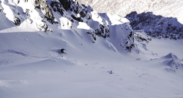 Somewhere between Frey and Lopez Diego finds the elusive Patagonian powder.