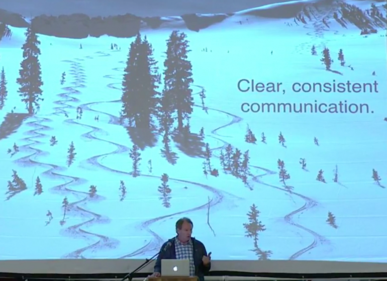 Michael Kennedy closed the event with the ever important topic of human dimensions in backcountry travel.