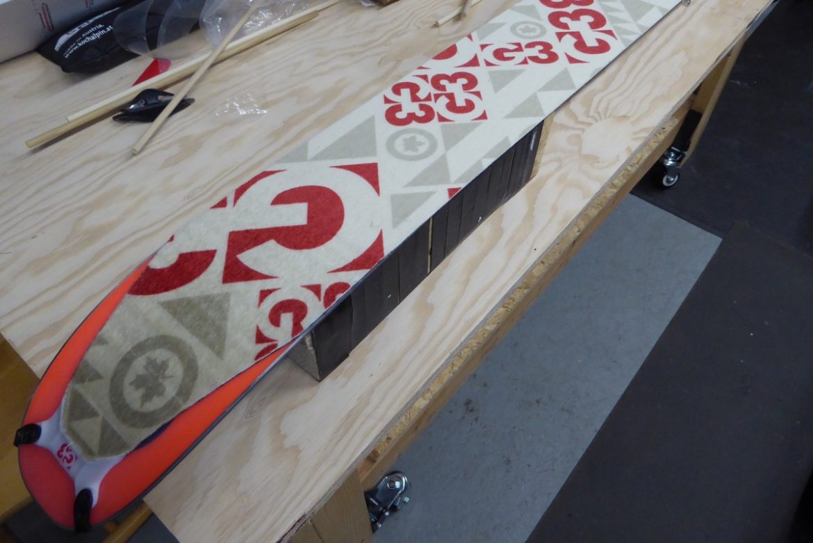 Cutting Climbing Skins Study in Tactility and Knife Blades The