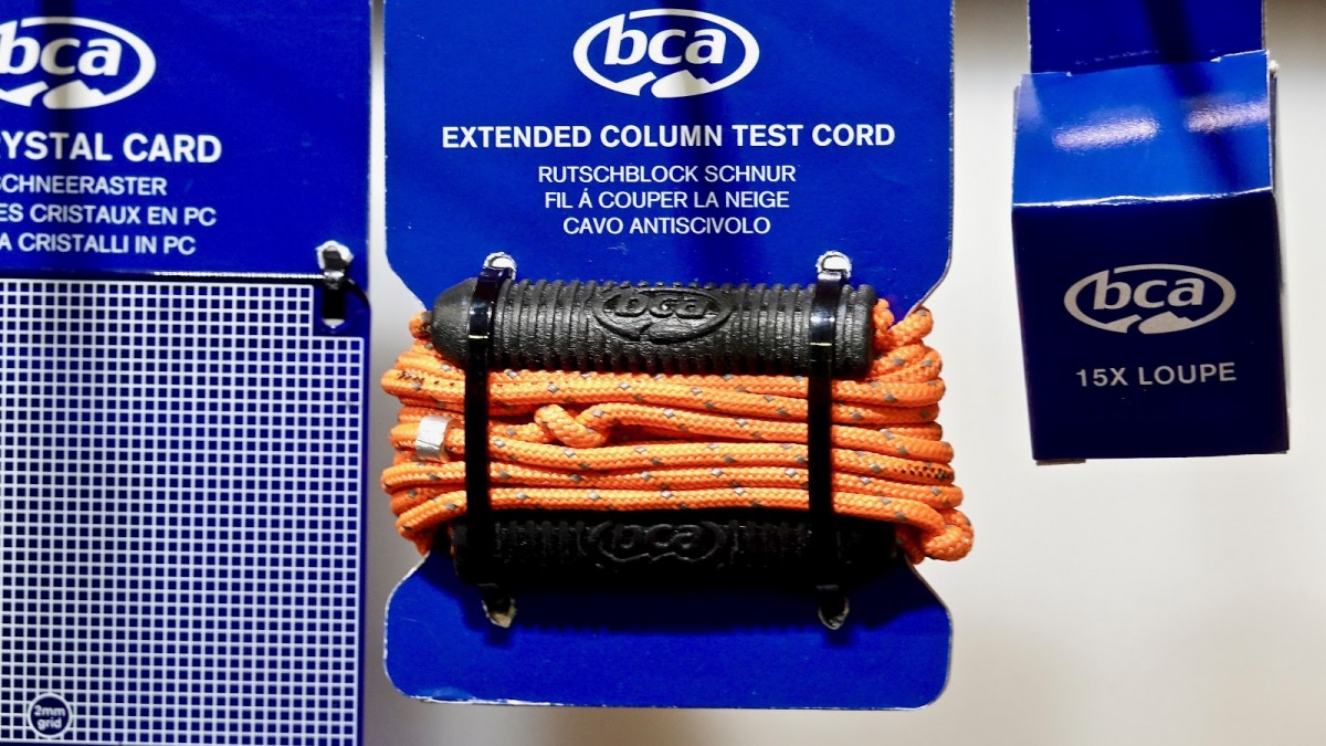 The BCA Extended Column Test cord is simple and useful.