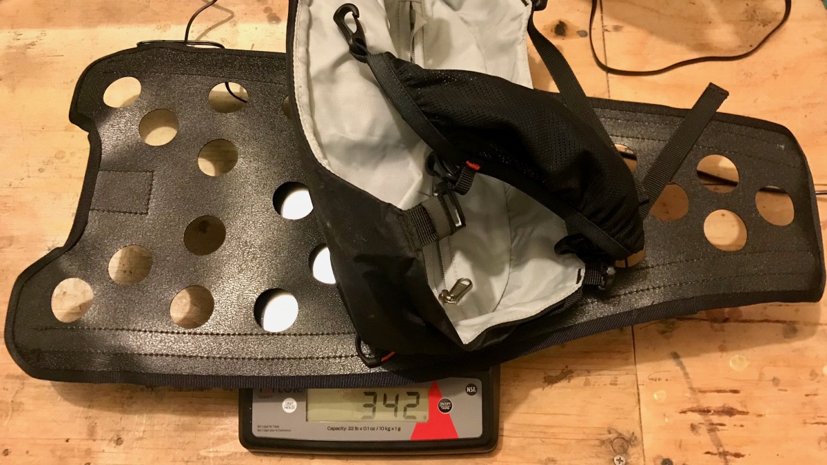 Forecaster 35 backpack weight savings