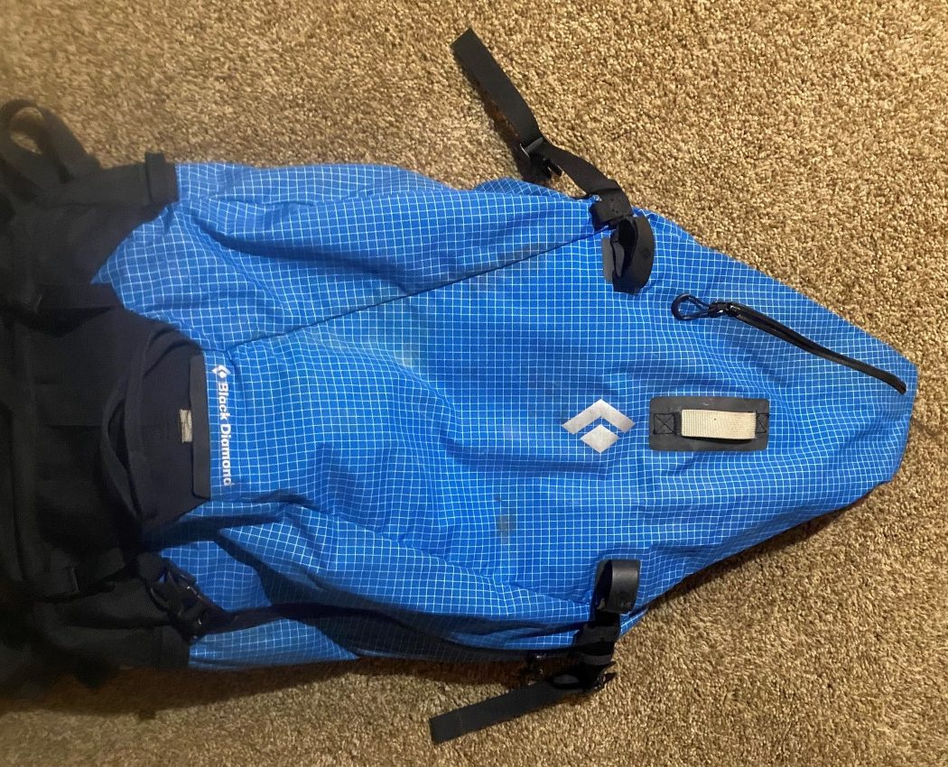 A BD 30 Liter pack, a perfect option for a day ski touring pack.