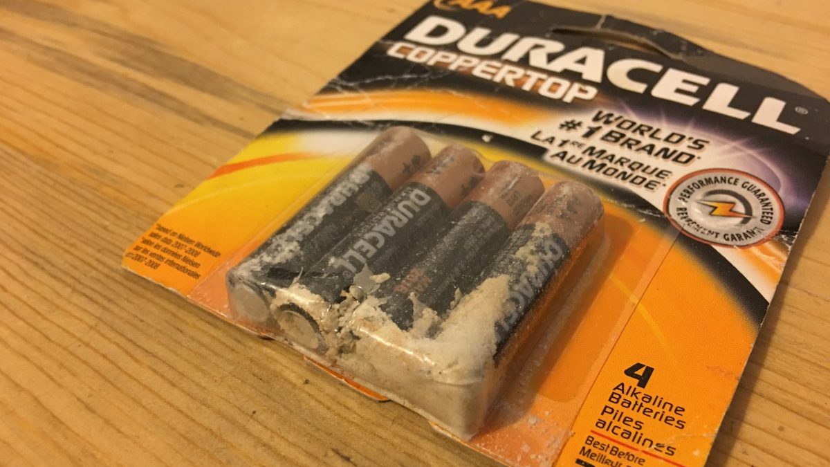 These batteries dont belong in a beacon. Dispose of ASAP.