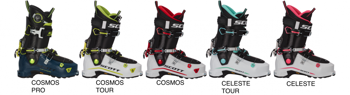 The full Scott Cosmos line up is a step away from the original Garmont design. The boots now feature a three buckle design, an extended range of motion, but the same wide forefoot shape in the shell.