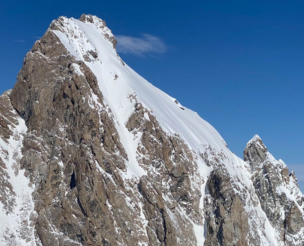 A February powder day on the Grand Teton. All these skiers had a great day. But they also moved many, many tons of snow down the ski line. What if there had been others below? What if they had some level of confidence that there were none below?