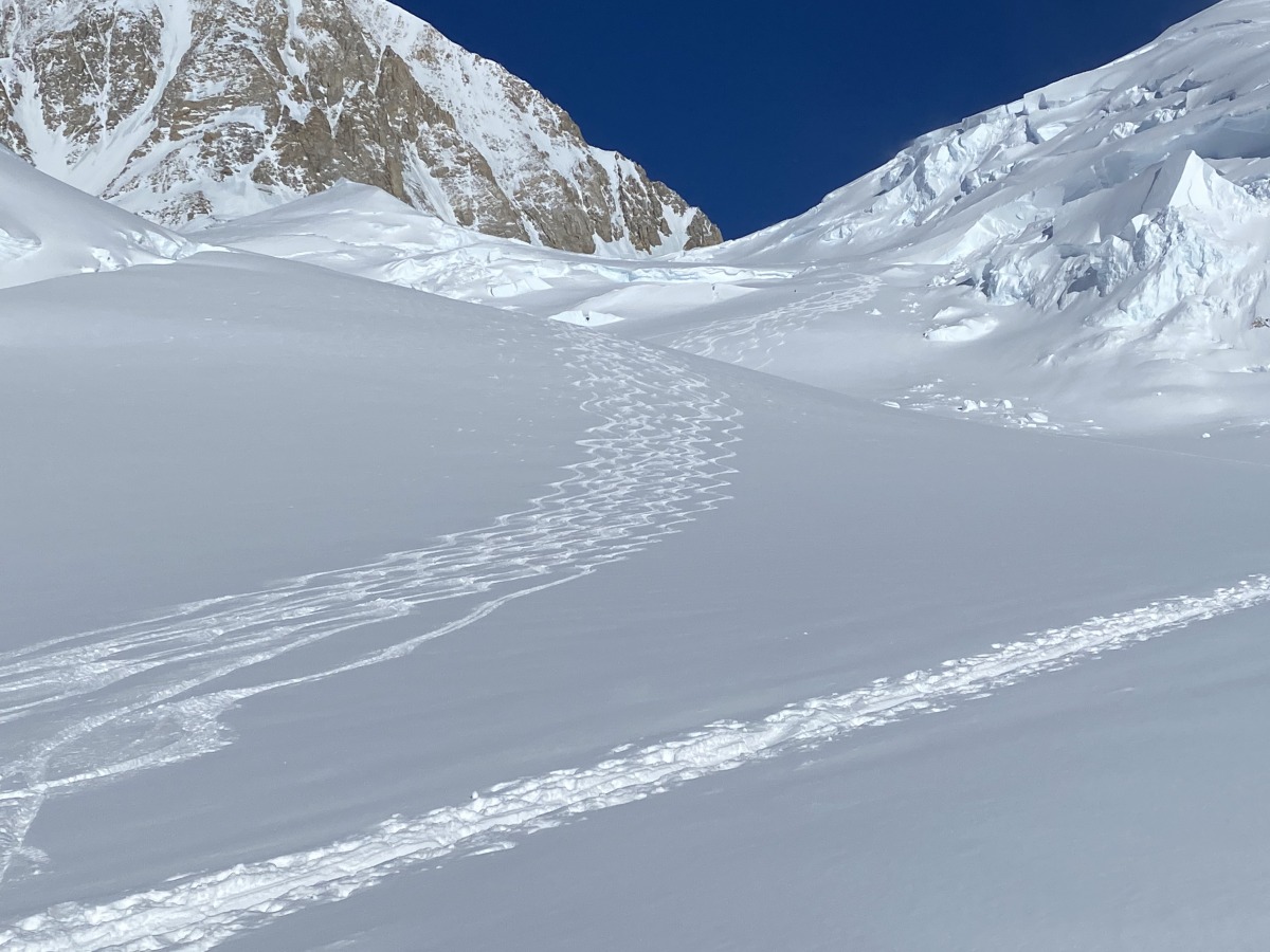 View of short pow laps from 11 Camp. Photo: Luke Demuth