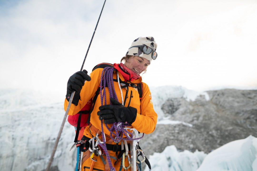 Hilaree Nelson on Lhotse