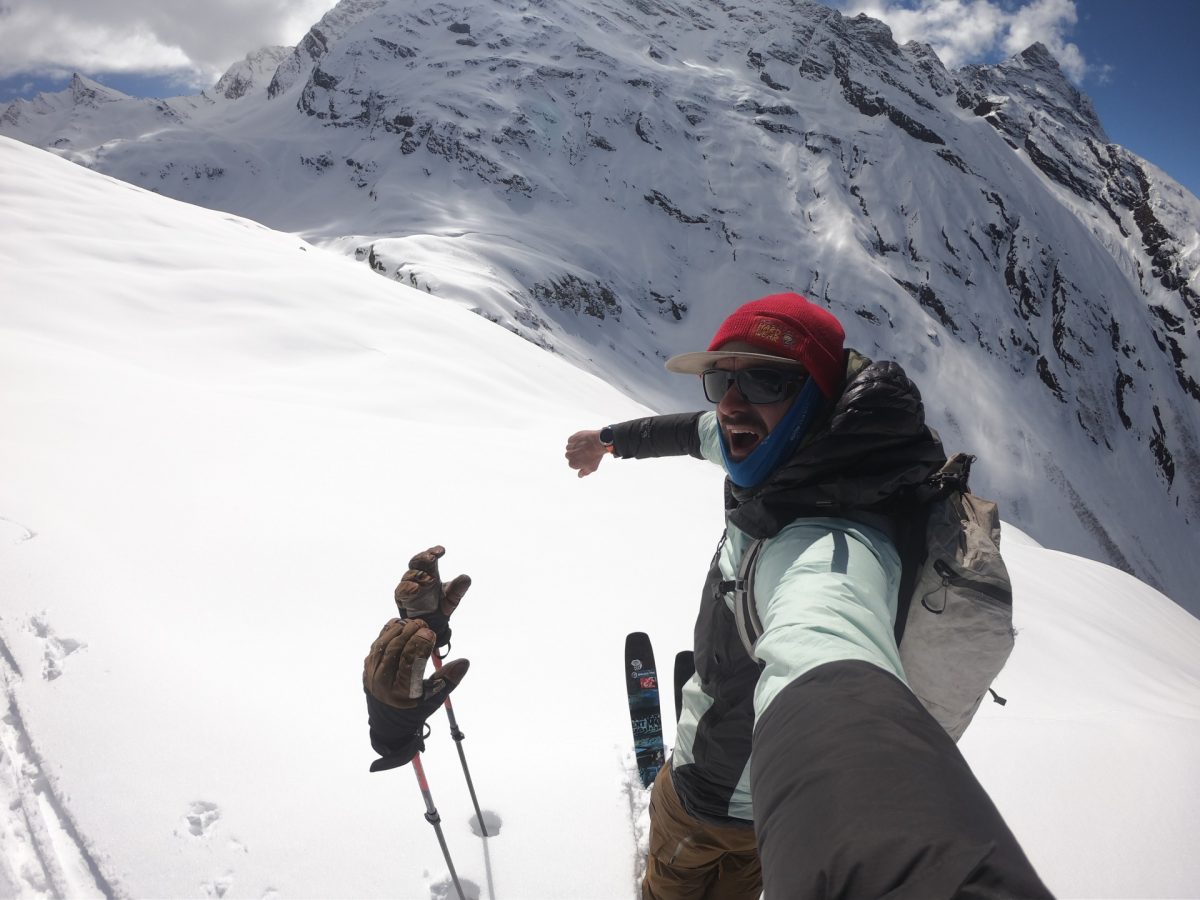 Himalayan big mountain powder skiing.